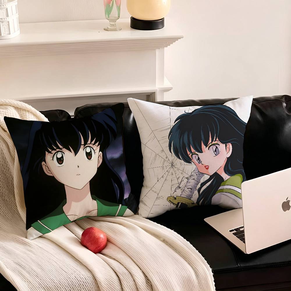 1pc Kagome Higurashi Pillow Case Fashion Square Pillowcase Bedroom Sofa Room Ins Decoration Leisure