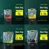 WS Reusable Self-Standing Spout Food & Beer Storage Bags