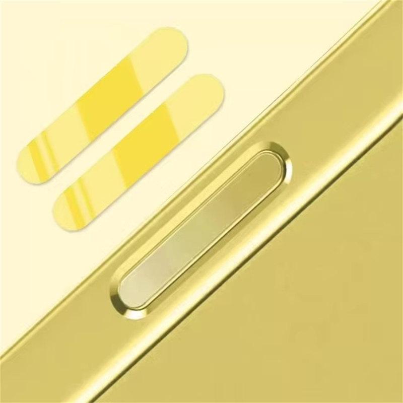 

2 шт. боковое закаленное стекло для iPhone 16 Pro Max кнопка управления камерой защитная пленка для экрана наклейка для iPhone16Plus 16 Pro стекло iPhone 16 Pro Max жёлтый