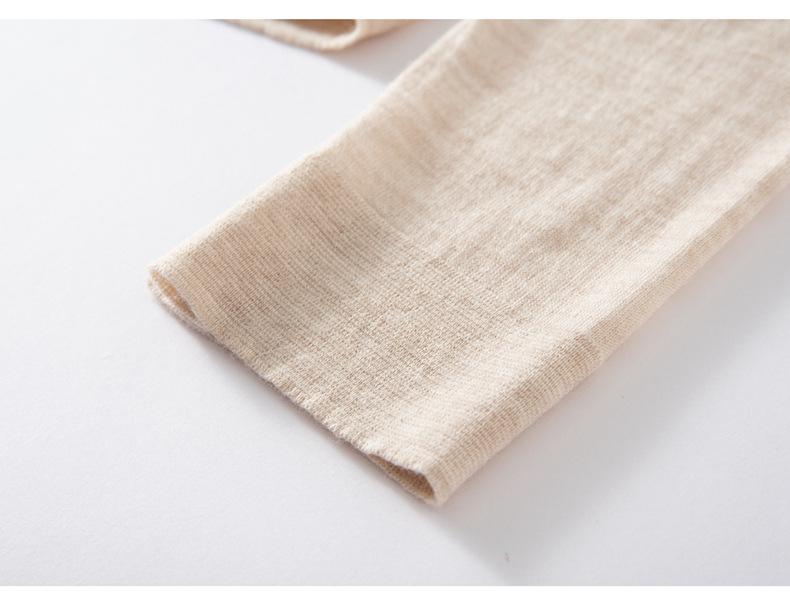 Autumn/Winter Women's Pure Wool Polo Collar Knit Cardigan