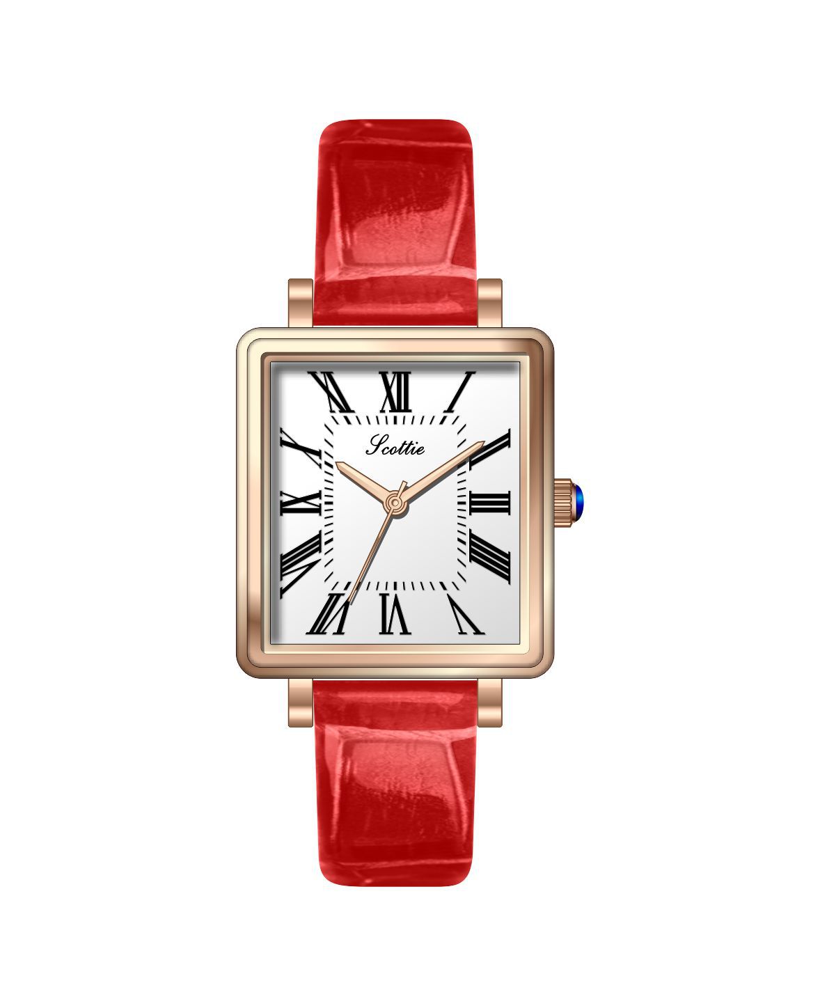 Square Watch Female Roman Retro Light Luxury Fashion Ultra-Thin Simple Belt Exquisite Women S Watch
