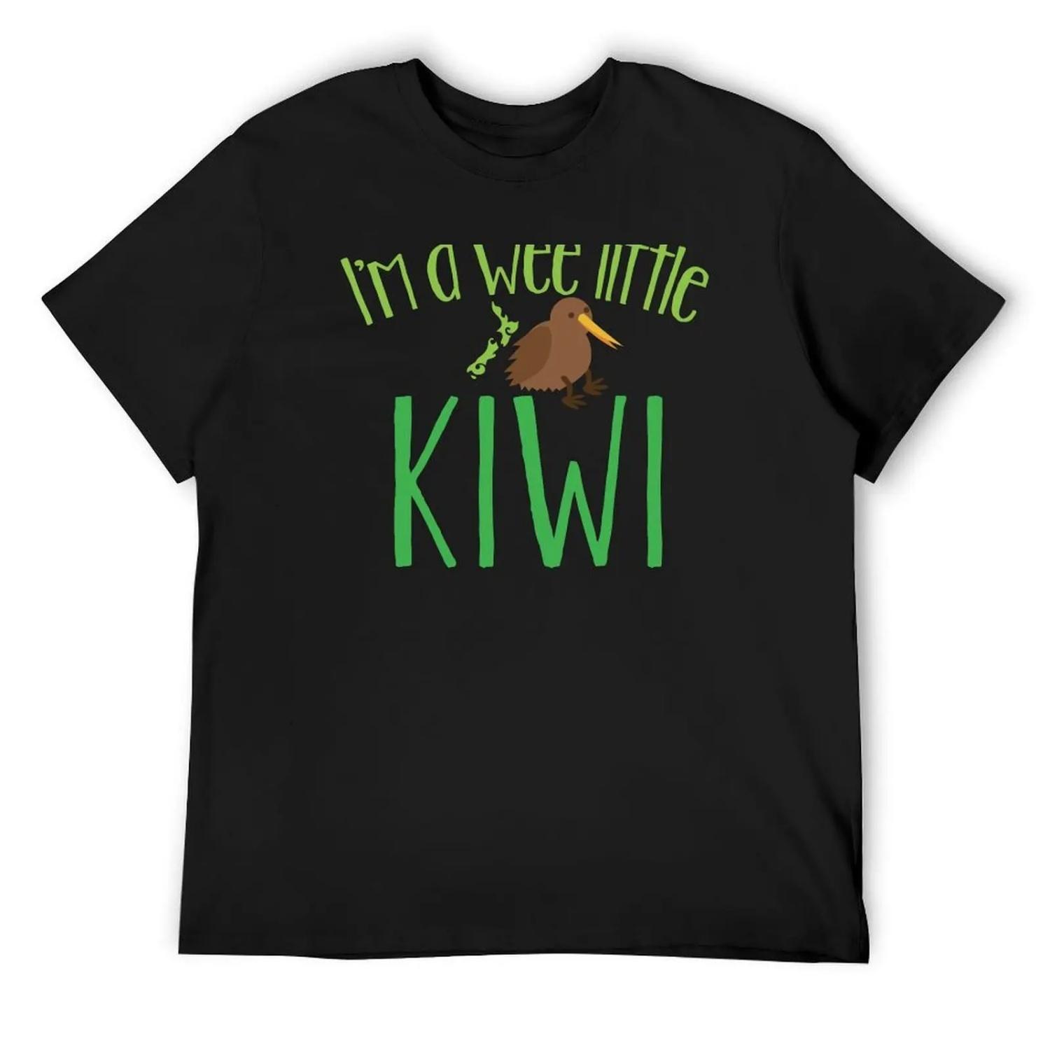 I m a WEE little kiwi with cute little kiwi bird T-Shirt summer clothes Men s clothing S