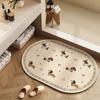 Diatomite Super Absorbent Non-Slip Bathroom Mat Toilet Anti-Skid Bathtub Foot Mat Kitchen Living Room Floor Mat Entrance Doormat