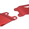 LEDISHUN Footpeg Heel Plate Guard Protector Footpeg for Kawasaki Ninja ZX-10R 2011-2024 (Red)
