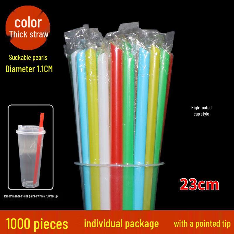 Ruhan Disposable Colorful High-Temperature Straws
