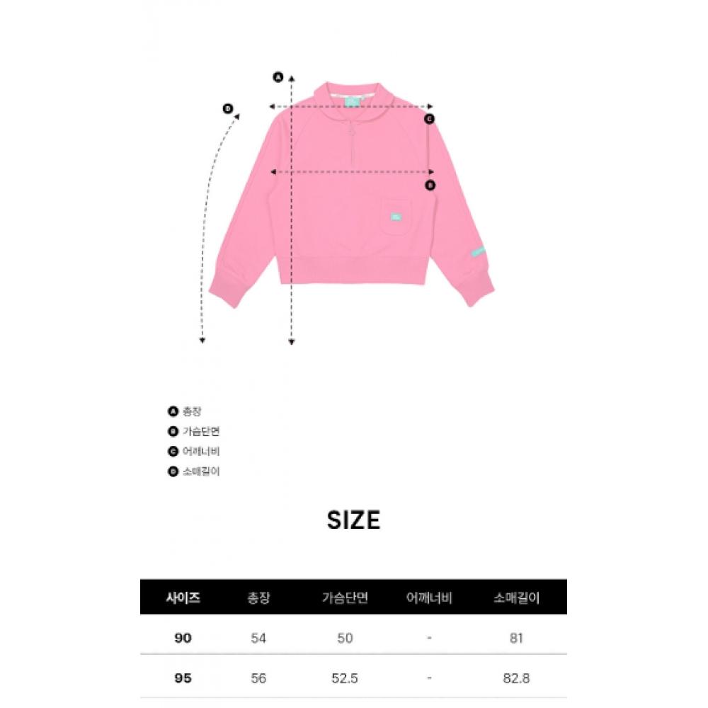 BBC EARTH Women S Half Zip Crop  Pink 
