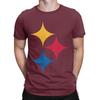 Iconic Pittsburgh Steelers Minimalist Vector Graphic Funny Graphic 100 Cotton Tshirt Hypocycloid Pittsburgh Tees Tops For Unisex