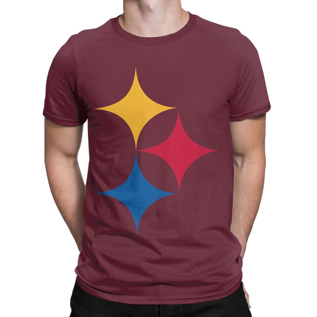 Iconic Pittsburgh Steelers Minimalist Vector Graphic Funny Graphic 100 Cotton Tshirt Hypocycloid Pittsburgh Tees Tops For Unisex