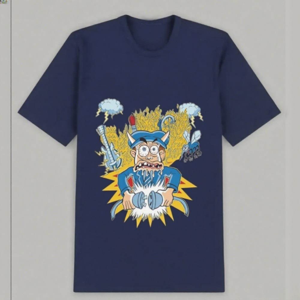 Fashion Leisure Street Daily Style Best-selling Light Cotton High-quality Comfortable Short-sleeved and Couples Printed T-shirts