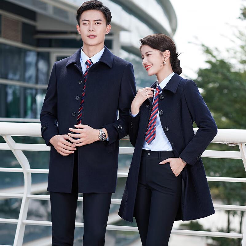 KASAIYE Unisex Professional Wool Blend Mid-length Coat