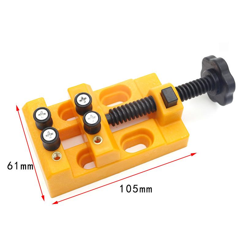 Aluminum Alloy Mini Bench Vise for Carving Walnuts, Bodhi, and Olive Wood