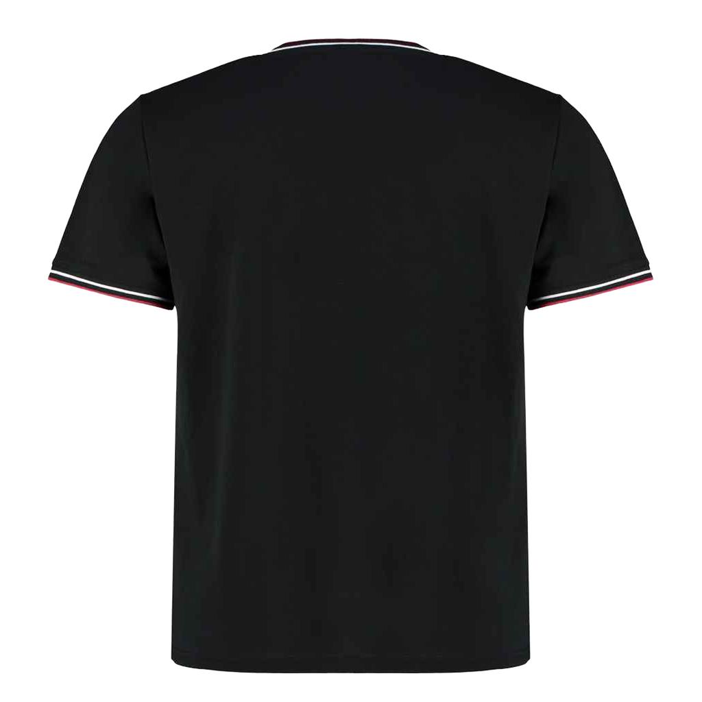 Kustom Kit Mens Fashion Fit Tipped T-Shirt