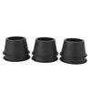 6Pcs Furniture Risers Round Plastic Furniture Lift Riser for Bed Table Couch Black 2.8in