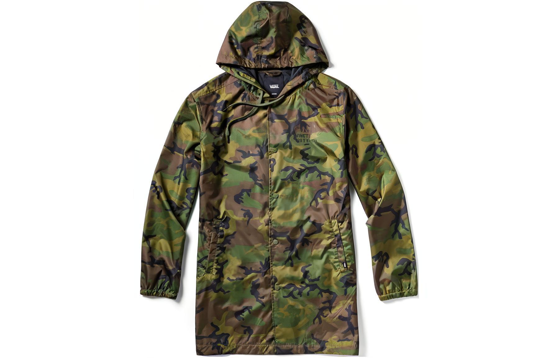 Vans Jackets & Coats Unisex Green Camouflage VN0A3DGWWVD S