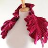 Vintage Victorian Ruffled Shrug Shawl Boleros Ribbon False Collar Renaissance Costume Cosplay Accessories for Unisex