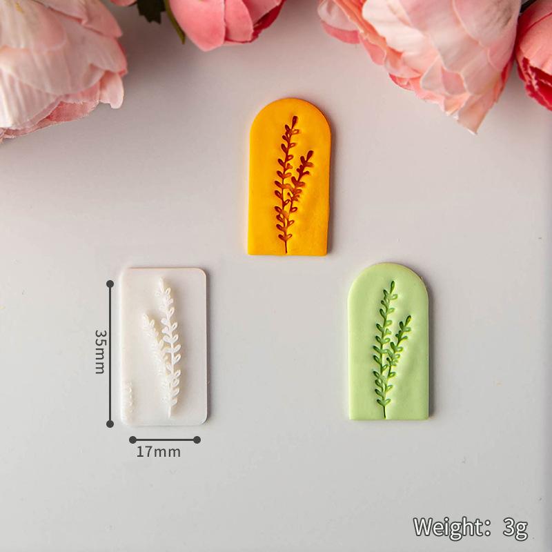 Fresh Flower Clay Soft Pottery Earrings Molds Are Suitable for Making Handmade Diy Jewelry Pendants Polymer Clay Tools