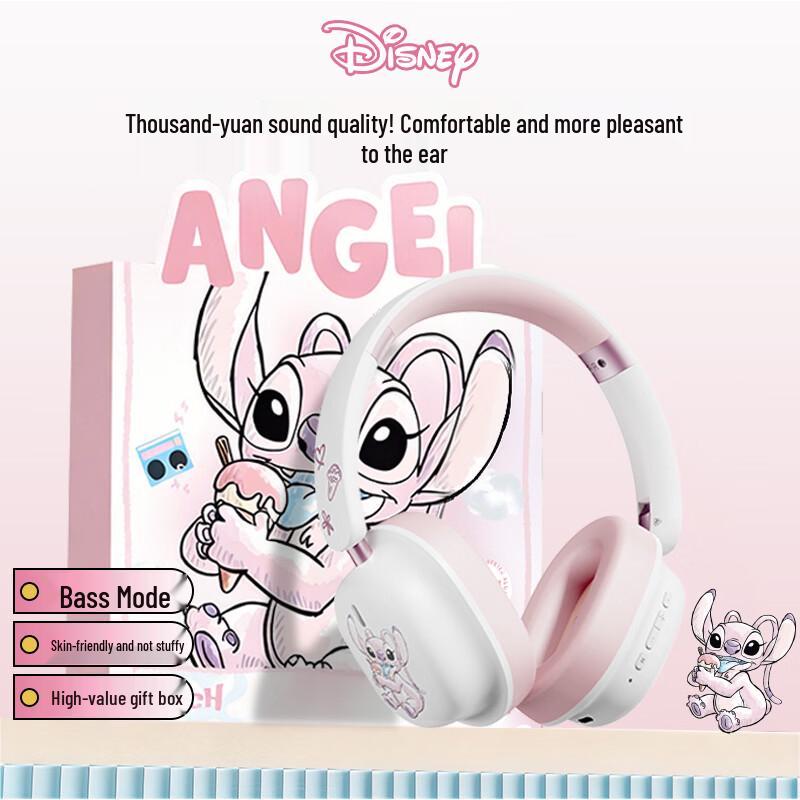Căști Bluetooth Disney DS-21 Wireless cu Anulare Activă a Zgomotului, Montate pe Cap