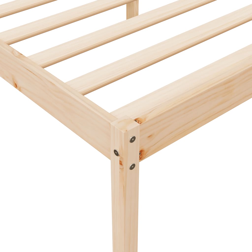 Vidaxl Bed For Seniors, 75X190 Cm, Solid Pine Wood