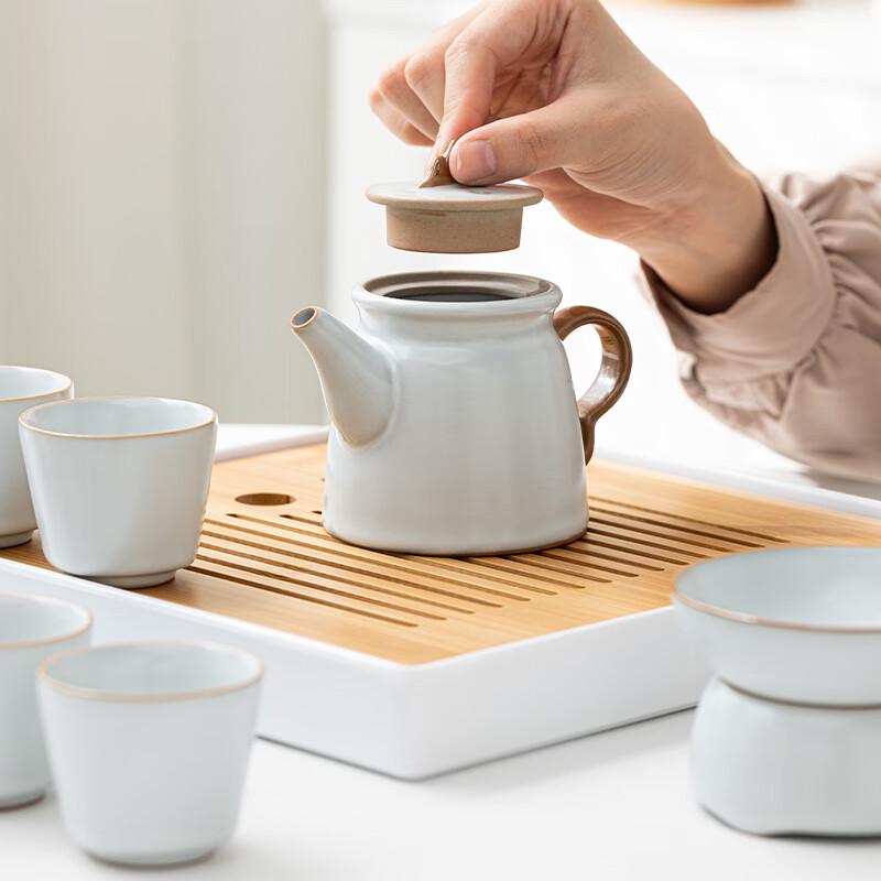 Phantom Mountain Ru Kiln Ceramic Tea Set