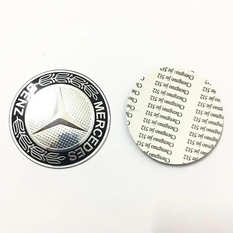 Car Sticker 4 Pieces 56MM Car Wheel Center Covers Stickers Hub Caps Sticker For MERCEDES BENZ AMG A180 A200 A260 C117 CLA180 CLA