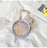 Children Sand Flowing Sequins Transparent Single Shoulder Chain Bag Shoulder