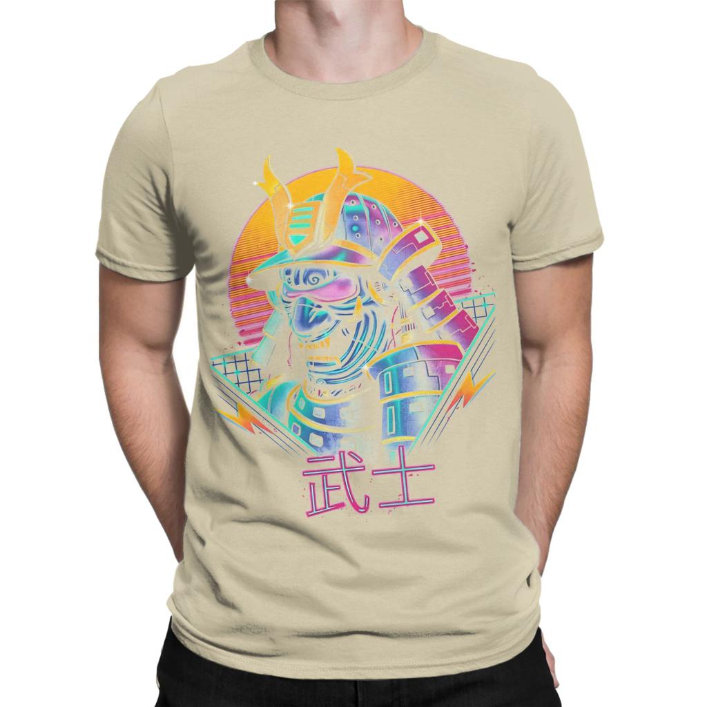 Rad Cyber Samurai Punk Funny Graphic 100 Cotton TShirt Cyber Samurai Punk Tees Tops For Unisex