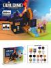Blue Castle Magnetic Cube Building Blocks - 3D Educational Montessori Toy