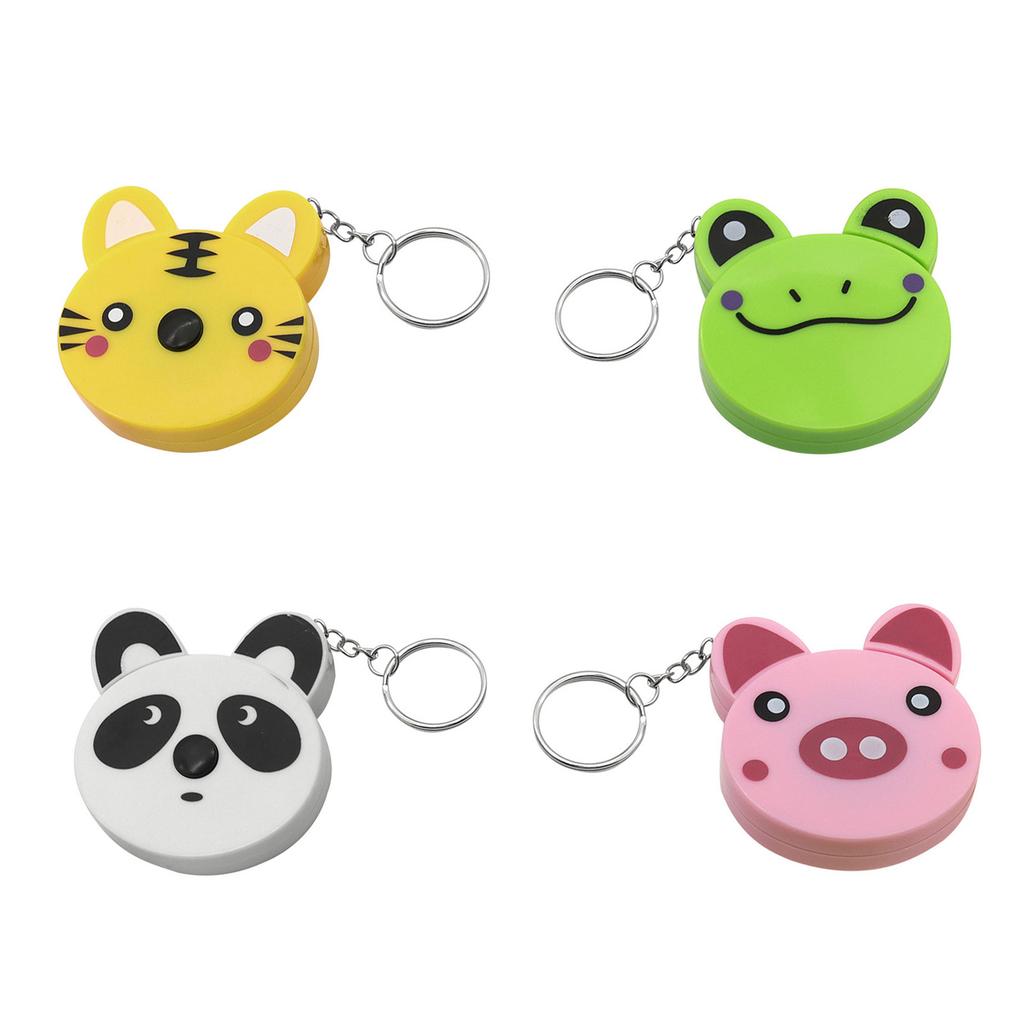 Cartoon Animal Tape Measure for Medical Body Measurement Sewing Tailor Craft Portable Body Sewing Flexible Ruler 60inch