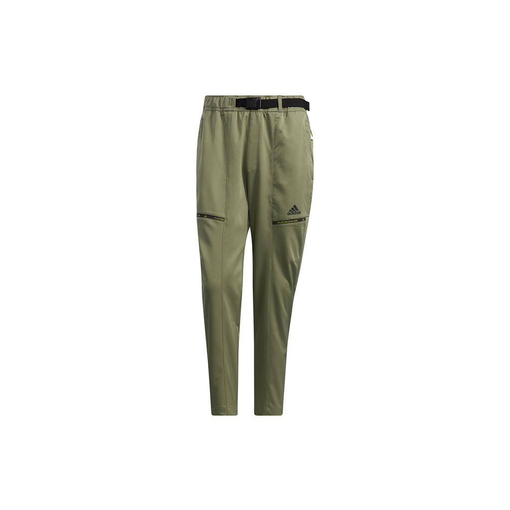 adidas Knitted Sweatpants Men's Olive Moderate Skinny Pants H40209
