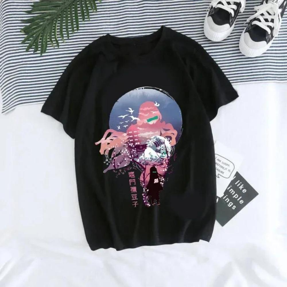 Japanese Anime Devil Killer T-shirt Men's T-shirt Printed Comfortable Y2k T-shirt