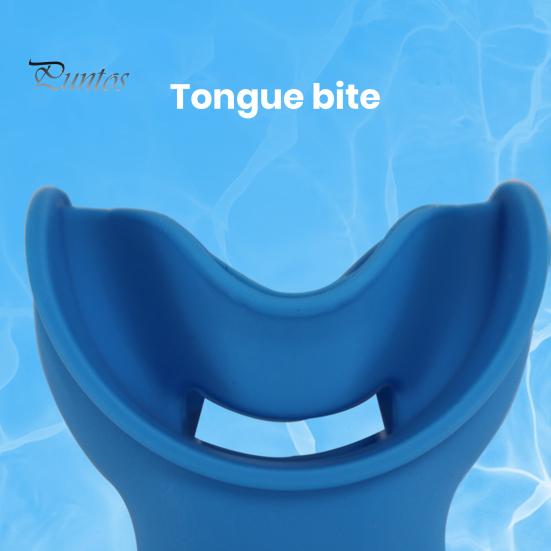 Anti-slip Diving Mouthpiece Silicone Scuba Food Grade BPA Free Snorkel Deep Snorkeling Underwater Tongue Guard Accessories Bite