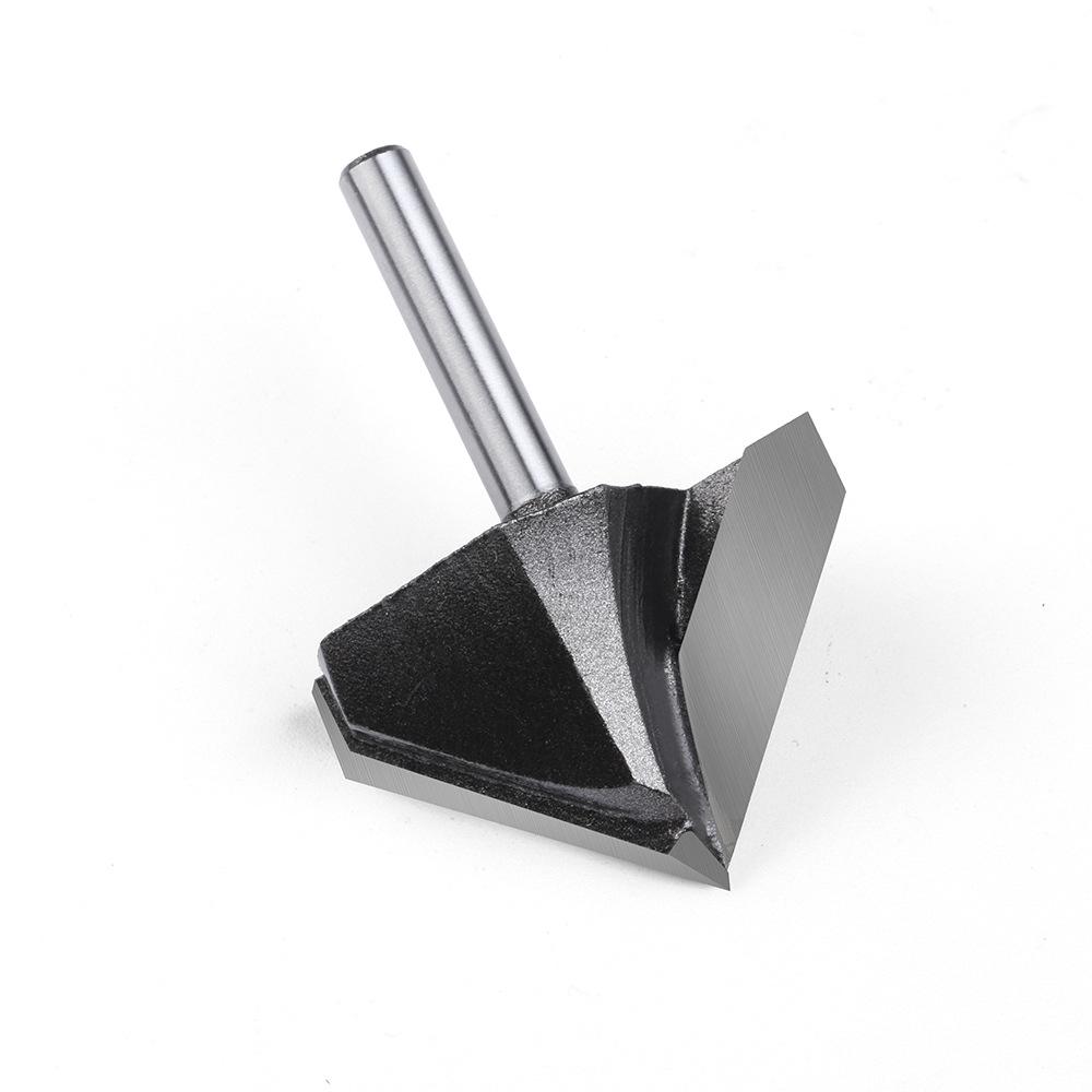 90 Degree V-knife Woodworking Milling Cutter Trimming Machine Head Aluminum Plastic Plate Slotting Integrated Wall Folding Knife Engraving Machine