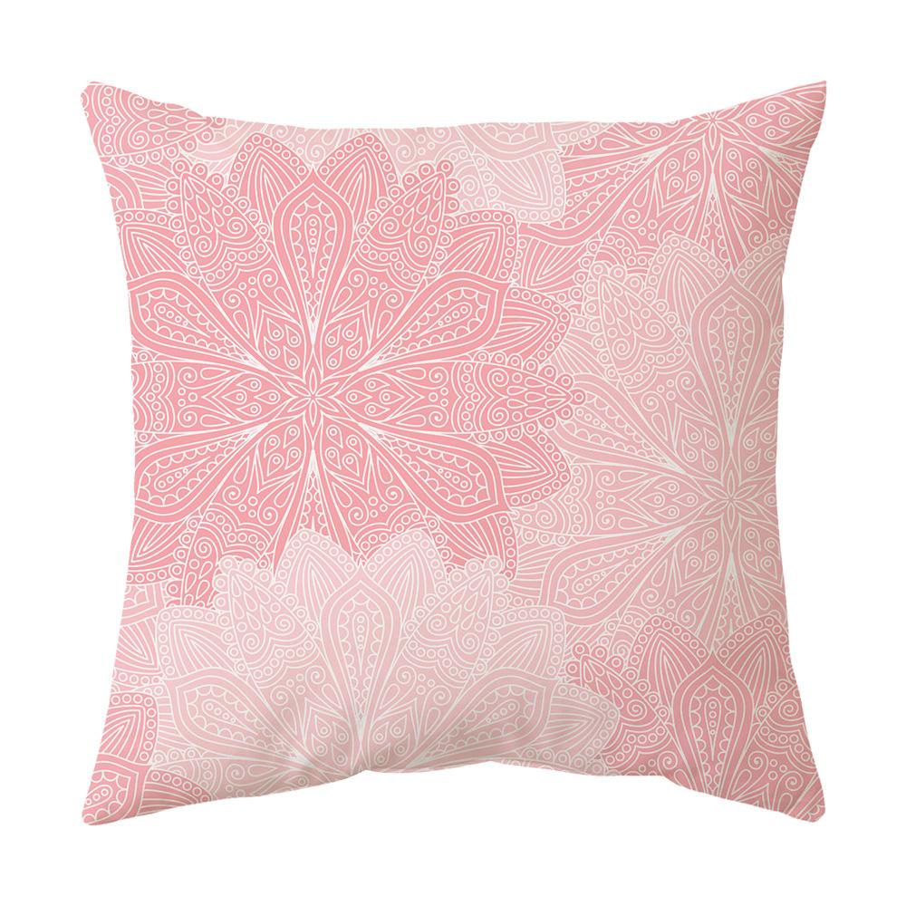 New Pink Pillow Feather Pillow Cover Home Sofa Bed Head Pillow Cover Cushion Cushion Cover