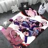Blue Lock Room Mats Cheaper Anti-slip Modern Living Room Balcony Printed Household Carpets