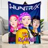 Huntrx: Urban Fashion Fusion Personalized Name Blanket Throw Customizable Blanket Comfortable Throw For Couch Bed Bedding Livingroom