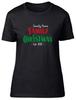 Personalised Family Christmas Any Name Est Year Womens T-Shirt Ladies Gift Tee