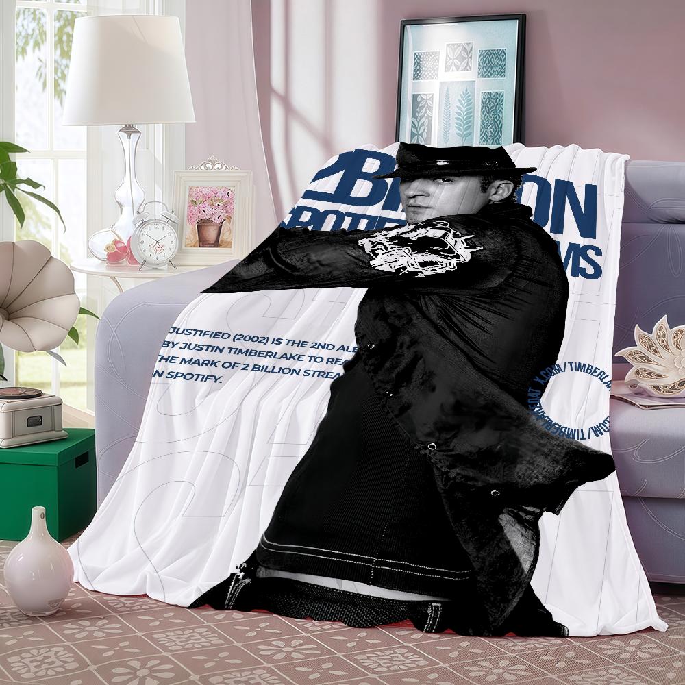 

J-justin T-timberlake Singer Blanket Warm And Soft Suitable For Bedroom Living Room Sofa Bed Office Travel Camping 30x40in