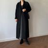 New Women's Double-sided Cashmere Wool Coat, Petite Size Mid-length, Premium Elegant Outerwear for Fall Winter