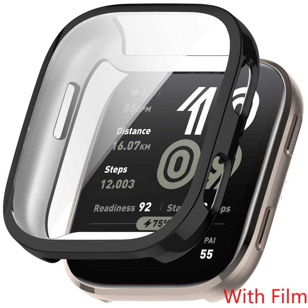 Pouzdro na PC + Sklo pro Amazfit Bip 6 Ochranná fólie proti poškrábání Nárazník Tvrzené sklo Kryt chrániče obrazovky pro Amazfit Bip6 Příslušenství