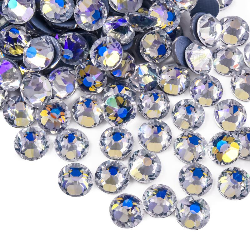 Eight Big And Eight Small Imitation Austrian Glass Hot Glue Bottom Hot Diamond Rhinestone Diy Clothing Accessories