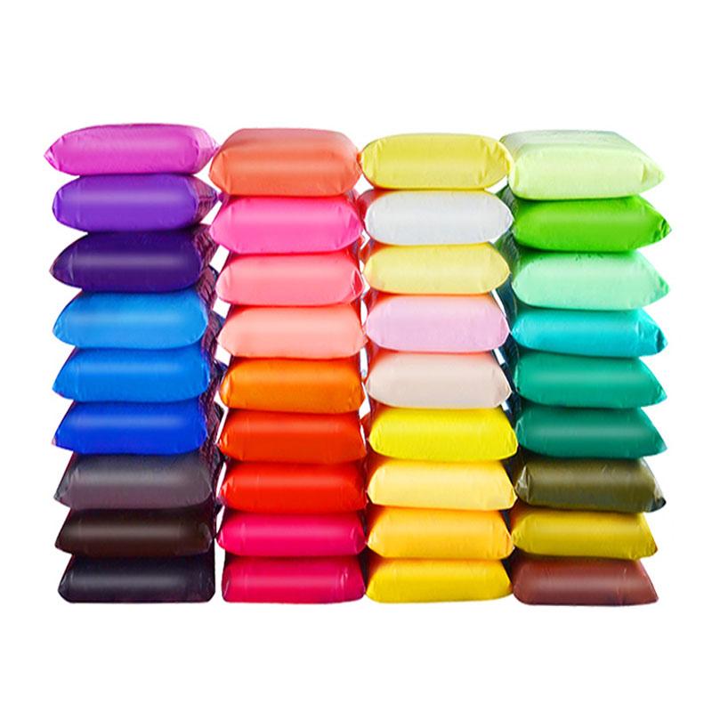 36 farger/sett Luftleire Fimo Polymer Plastelina Modellering DIY Leire Kreativ Læring Pedagogisk Leke