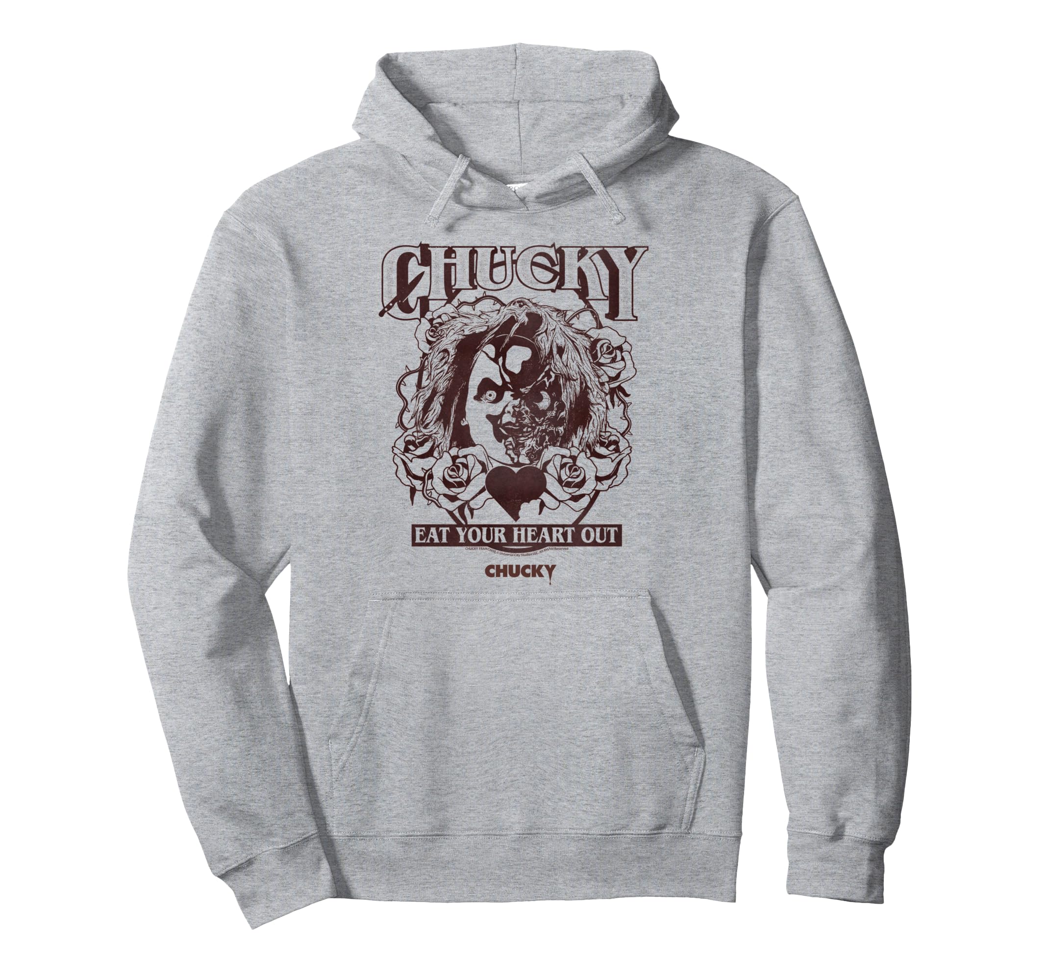 

Chucky Eat Your Heart Out Hoodie серый