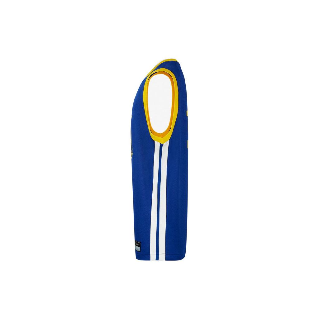 Nike Logo Print V-Neck Sleeveless Basketball Jersey Kids tops Blue DV2398-495