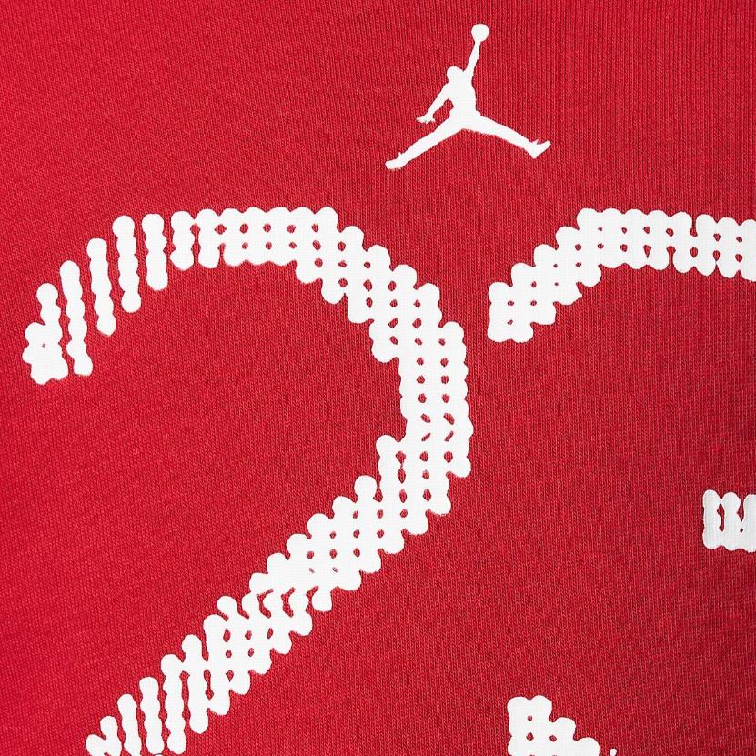 Jordan Casual Sports Suit New Year Transformation Series Comfortable Breathable Skin-Friendly Soft Fitness Red Kids suit IF8888-687