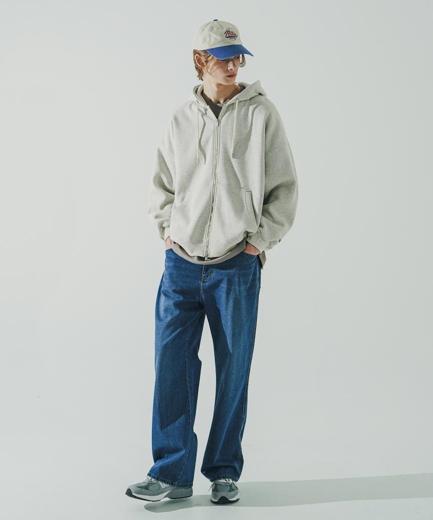 Wv Project Kani Hoodie Zip-Up Oatmeal Mjhd7627