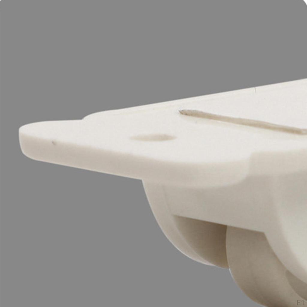 4Pcs Mini Self Sticky Wheels Caster Universal Plastic Material Accessory for Box Bottom, Storage