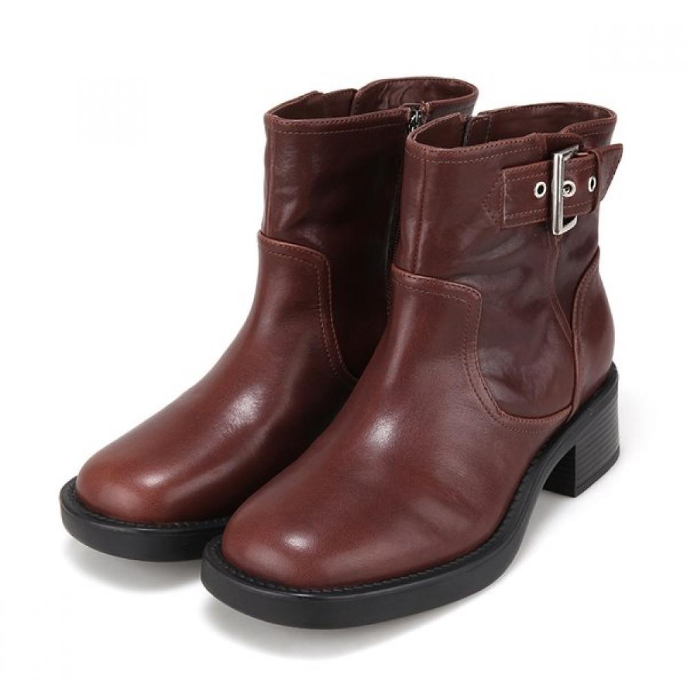 Barbara Leather 5cm Casual Biker Ankle Boots Bbi880br 250mm 21500₽