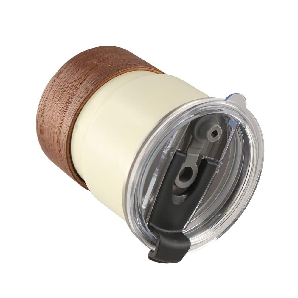 304 Edelstahl Kaffeetasse 300ml Wasserbecher Tragbare Kaffee Camping Tasse Picknick