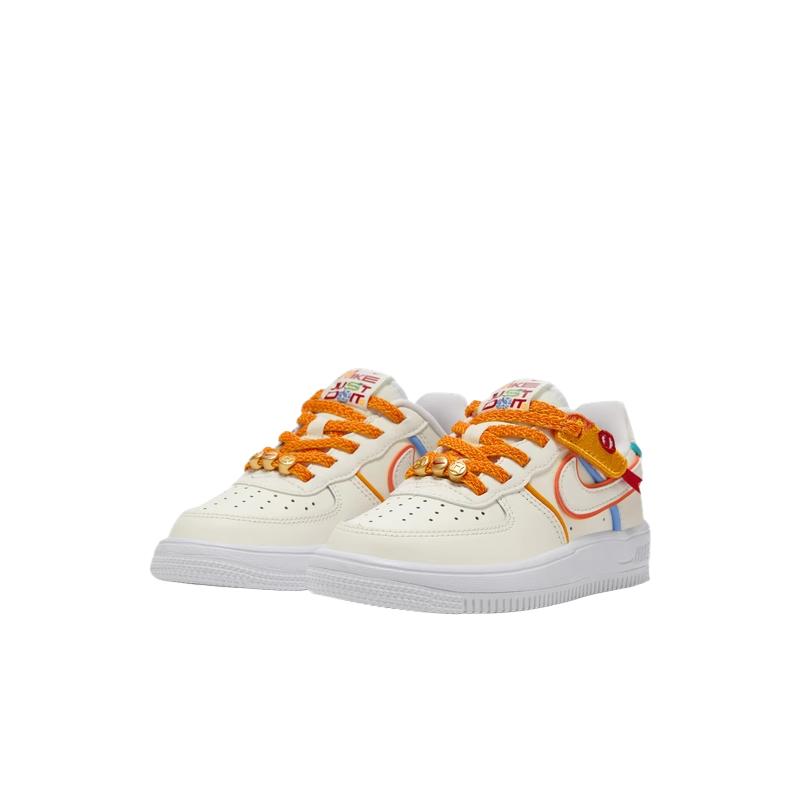Nike Force 1 Low LV8 EasyOn PS Year of the Snake Kids Sneakers Cream Sail White HV6004-111
