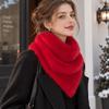 Faux Fur Faux Fur Scarf Long Wrap Neck Warmer New Triangle Neck Scarf  Winter Outfits